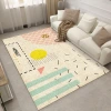 2025 Modern sofa, coffee table mat, simple home, bedroom full floor mat, Nordic living room and study rectangular carpet details Picture